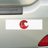 Hart Logo Bumpersticker (Op auto)