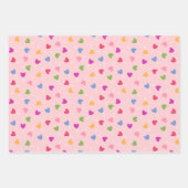 Hart Lollipops - inpakpapier Trio Vel (Voorkant 2)