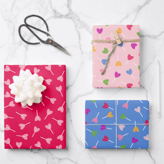 Hart Lollipops - inpakpapier Trio Vel