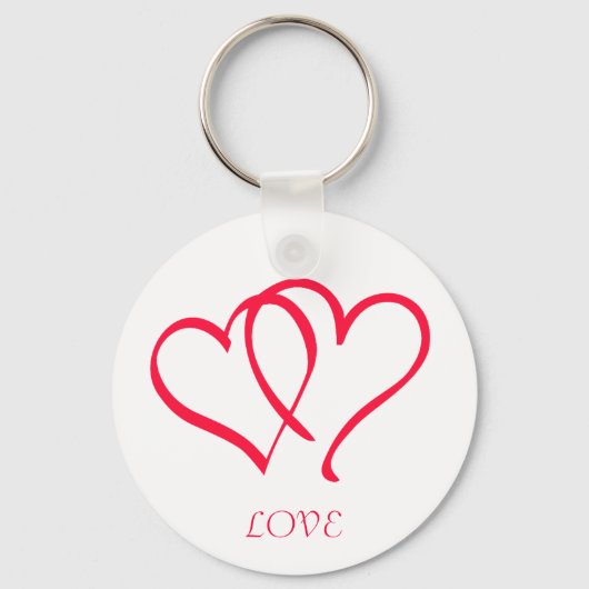 hart, LOVE Sleutelhanger (Voorkant)