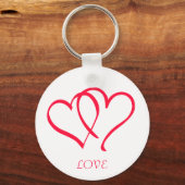 hart, LOVE Sleutelhanger (Voorkant)