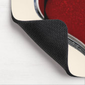 Hart Magische Beige Muismat (Hoek)