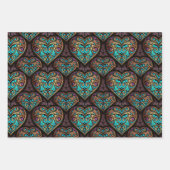 Hart Mandala Cadeaupapier (Voorkant 3)