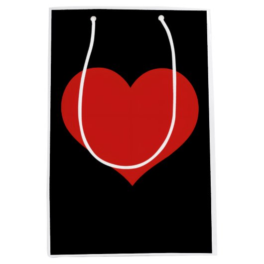 Hart  medium cadeauzakje (Voorkant)