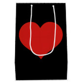 Hart  medium cadeauzakje (Achterkant)