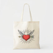 Hart met Canvas tas (Voorkant)