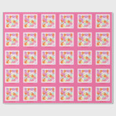 Hart met Gezegden Valentijnsdag Wrapping Gift Cadeaupapier (Vlak)