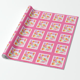 Hart met Gezegden Valentijnsdag Wrapping Gift Cadeaupapier