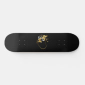 Hart met gouden vlinders skateboard (Horizontaal)