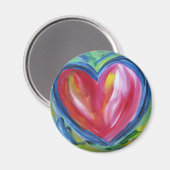 Hart met Hope Magnet Magneet (Voorkant / Achterkant)