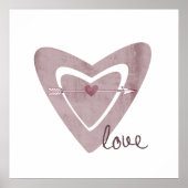 Hart met Pijl Poster (Voorkant)