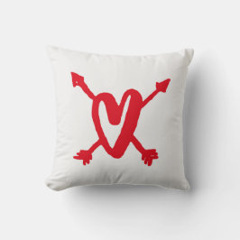 Hart met Sierkussen pijl