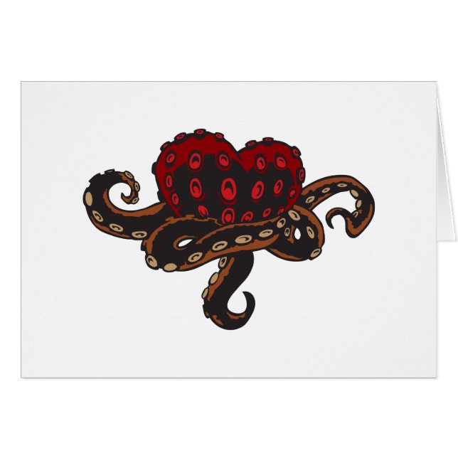 Hart met Tentacles (Voorkant Horizontaal)