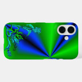 Hart met ventilator en vlinder Case-Mate iPhone case (Achterkant (horizontaal))