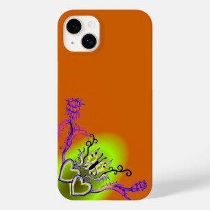 Hart met ventilator en vlinder Case-Mate iPhone 14 plus hoesje