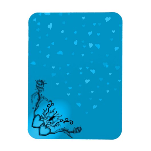 Hart met ventilator en vlinder magneet (Verticaal)