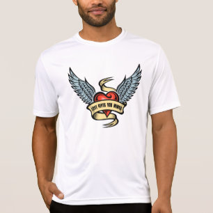  hart met vleugels t-shirt