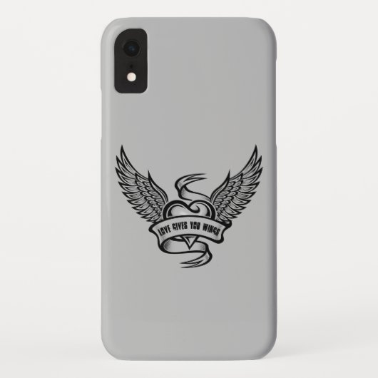  hart met wings, liefde geeft je wonden Case-Mate iPhone case (Achterkant)