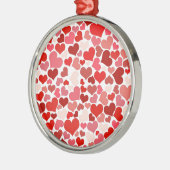 hart metalen ornament (Links)