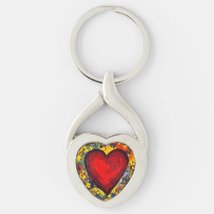 Hart Metalen Sleutelhanger