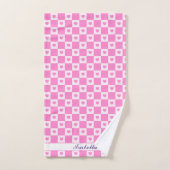 Hart Modern Pink Love Collectie Bad Handdoek (Handdoek)