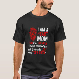 Hart moeder CHD Strijder Moeder Congenitale Hart D T-shirt