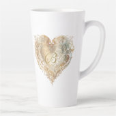hart monogram gradiënt hoge latte Mok (Rechts)