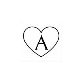 Hart Monogram Stempel (Afrduk)