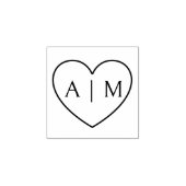 Hart Monogram Stempel (Afrduk)