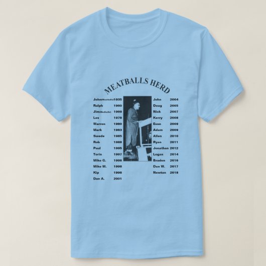 Hart Mountain Meatball Shirt 2018 (Design voorkant)