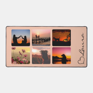 Hart Naam Foto Script Aangepaste Cadeau Bureaumat