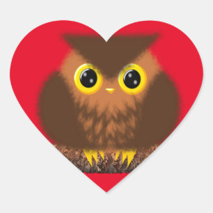 Hart Olie Sticker