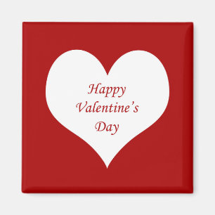 Hart op dag van de valentijn magneet