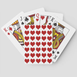 Hart op dag van de valentijn speelkaarten
