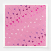 Hart op een Roze ID628 van de Gradiënt van het Pat Servet (Voorkant)