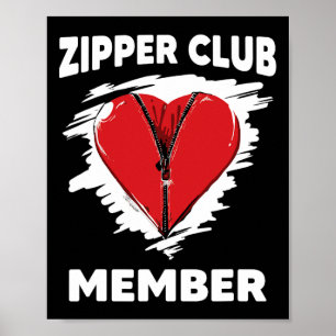 Hart Overlevende Krijger Rits Club Lid Hart Poster