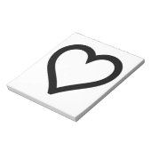 Hart Overzicht Notitieblok (Gedraaid)