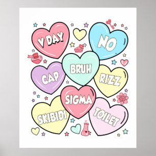 Hart Pasen, retro, vintage Poster