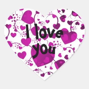 HART Patroon ART 6 + jouw tekst Sticker