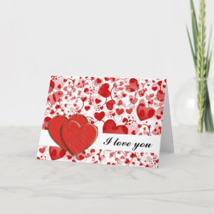 HART-patroon ART 7 + Heart Duet + jouw tekst Kaart