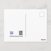 Hart Pattern DIY Briefkaart (Achterkant)