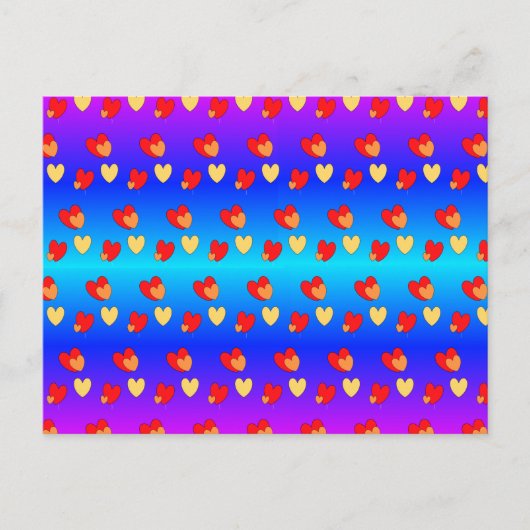 Hart Pattern DIY Briefkaart (Voorkant)