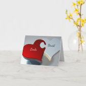 Hart Perfecte Pas Puzzle Kaart (Gele Bloem)