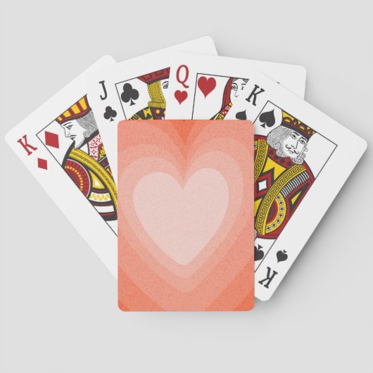 hart pokerkaarten (Achterkant)