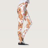 Hart, pop & bal grafisch patroon leggings (Rechts)