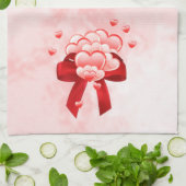 Hart Posey Theedoek (Gevouwen)