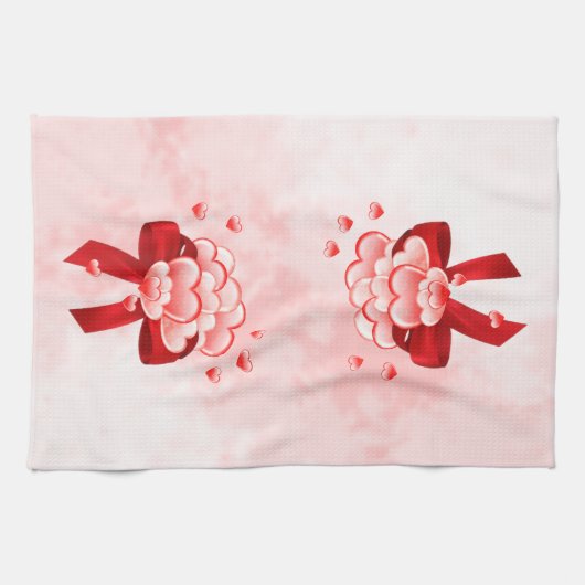 Hart Posey Theedoek (Horizontaal)