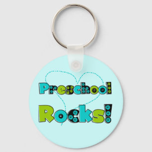 Hart Preschool Rocks Tshirts en Gifts Sleutelhanger