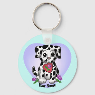 Hart Pups Hond Sleutelhanger