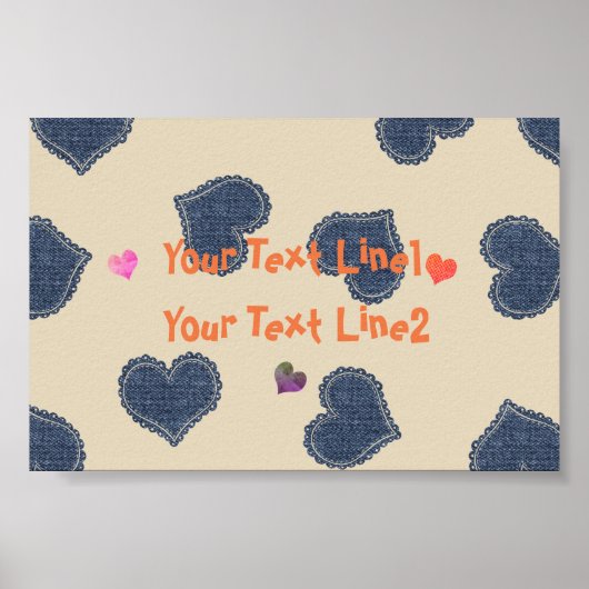 Hart Regen Baby Kinderen Print (Voorkant)